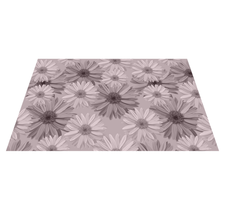 Individuais de mesa de texturas padrão floral - TenStickers