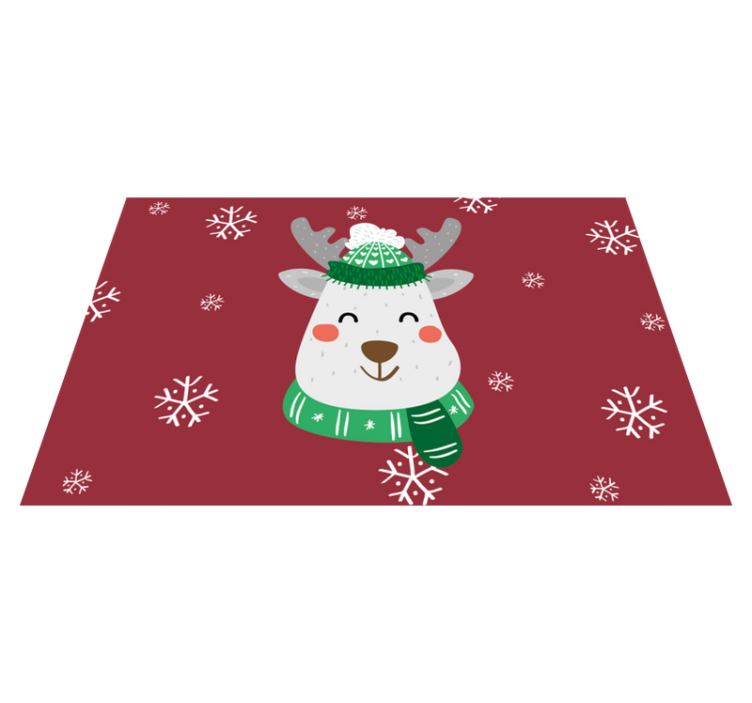 individuais de mesa de cervo de natal para crianças - TenStickers