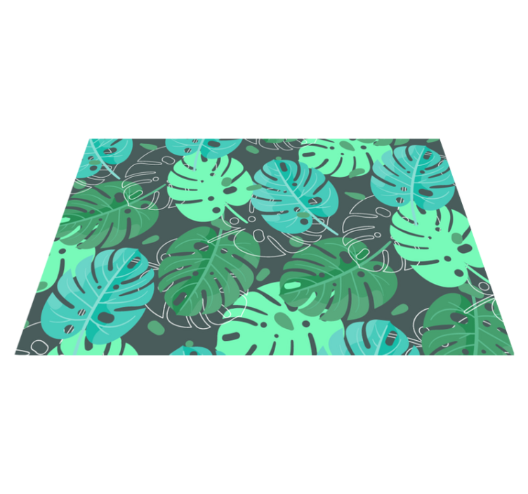 Individuais de mesa originais Monstera deliciosa - TenStickers