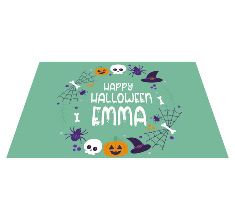 Individual de mesa halloween com design temático - TenStickers