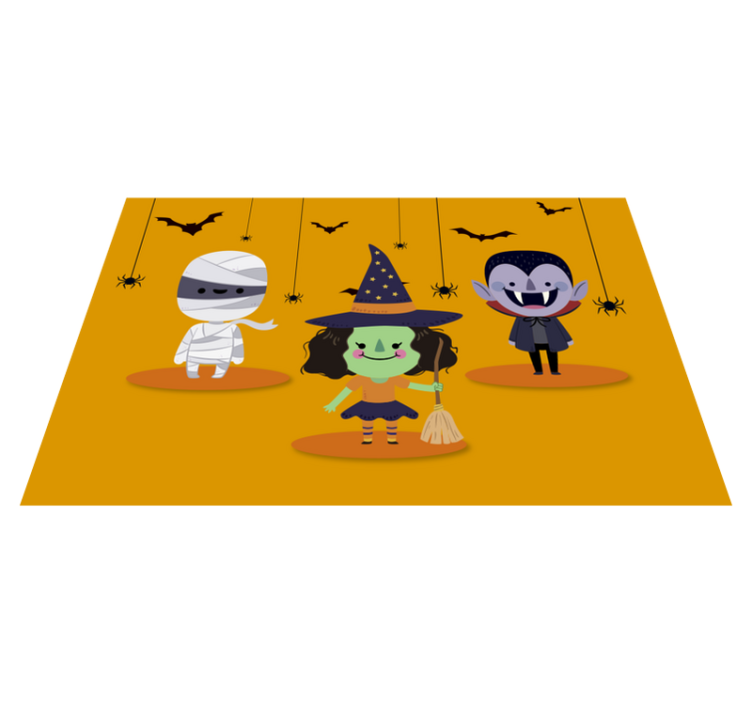 Individual de mesa redondos halloween - TenStickers