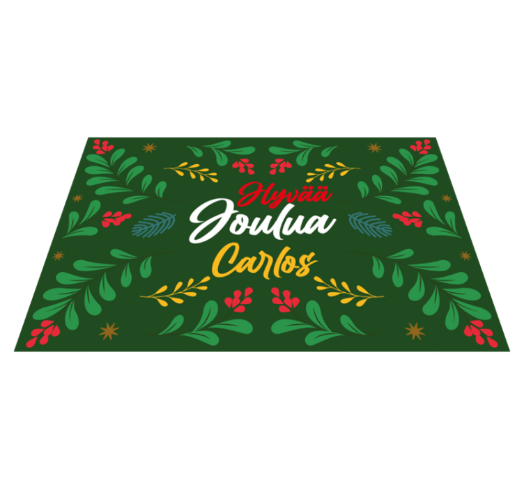 Individuais de mesa de Natal personalizado - TenStickers