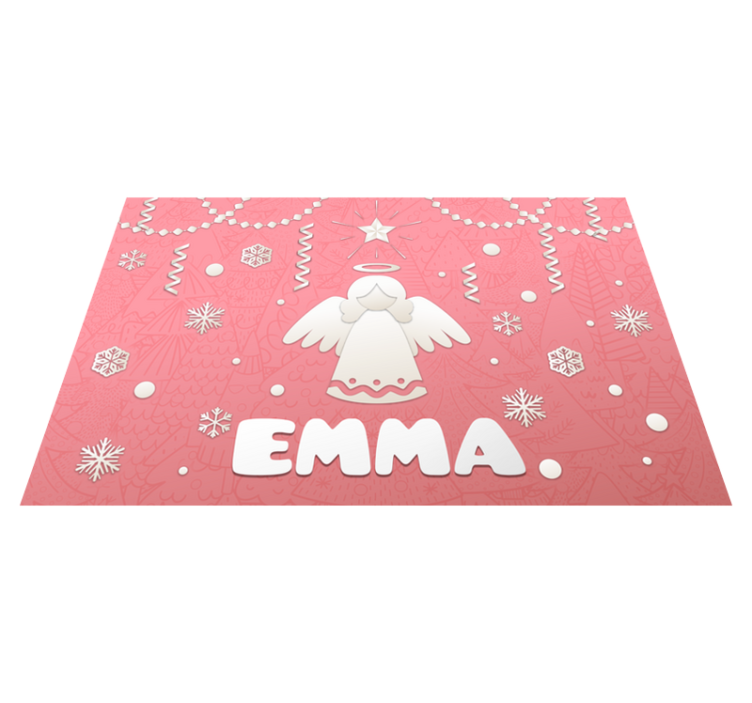 Individuais de mesa de natal tema de anjo - TenStickers