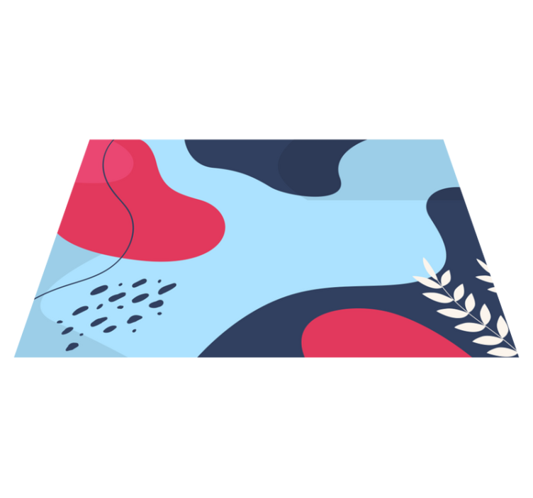 Individuais de mesa originais formas abstratas coloridas - TenStickers