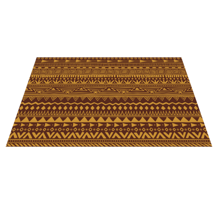 Individuais de mesa de texturas padrão tribal geométrico - TenStickers