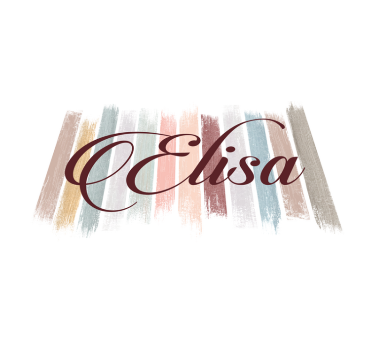 Individuais de mesa Pinceladas em tom de terra - TenStickers