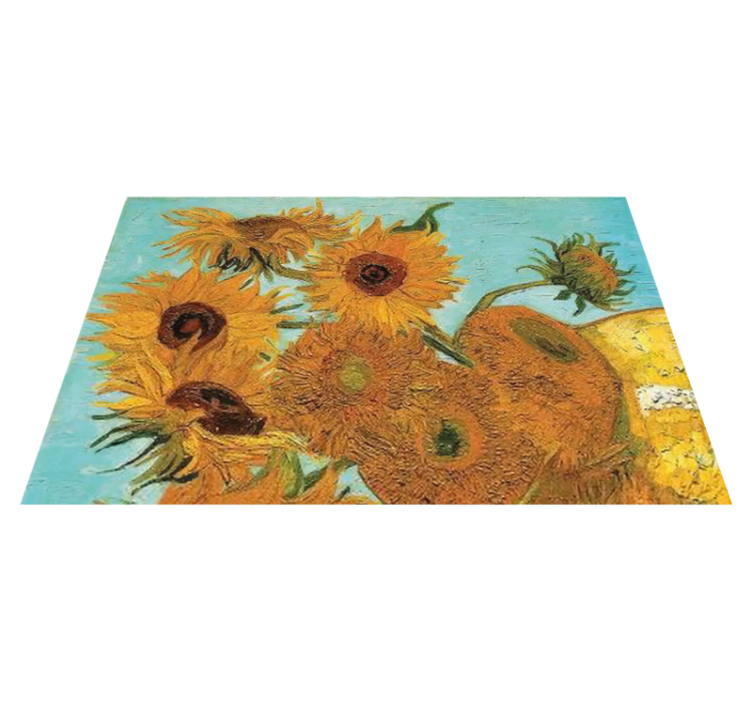 Individuais de mesa com flores Girassóis de van gogh - TenStickers