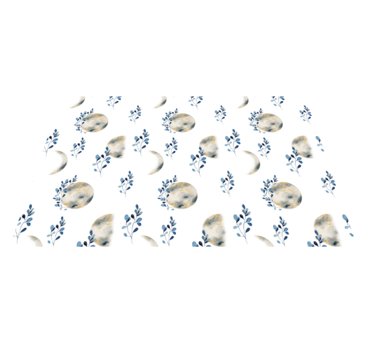 Individuais de mesa originais padrões celestiais da lua - TenStickers