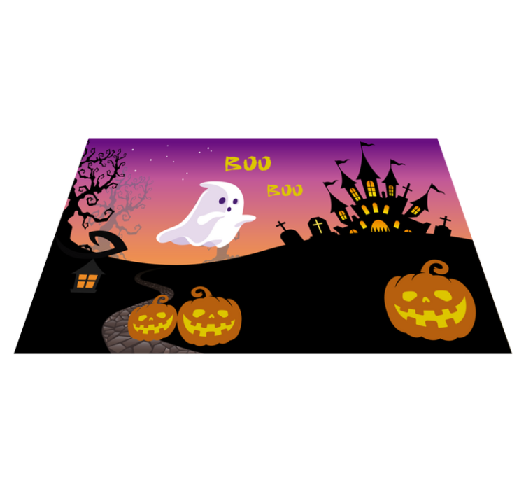Boo halloween noite individuais de mesa de halloween - TenStickers
