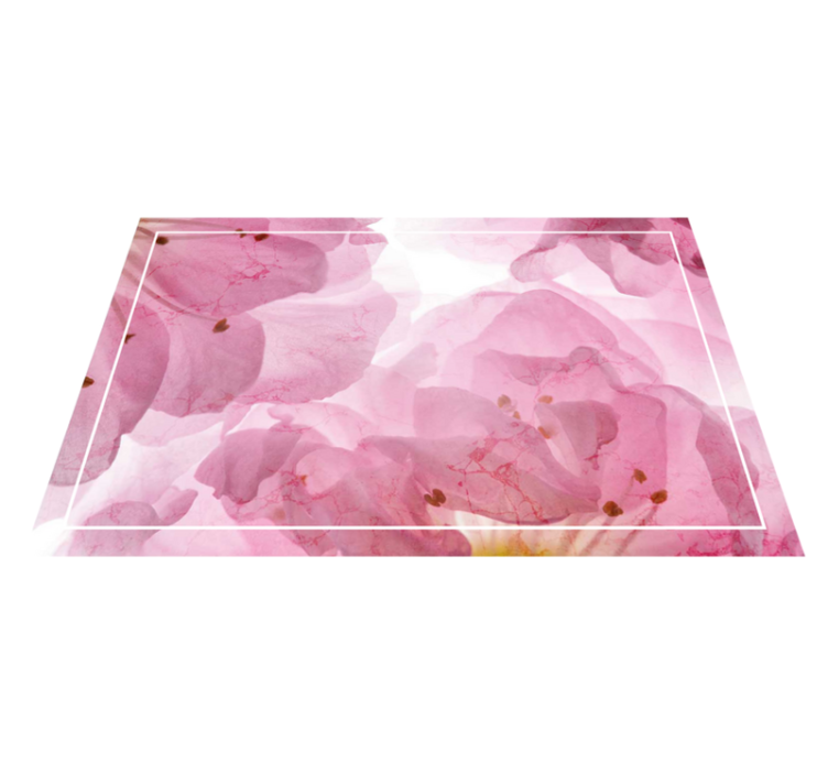 Individuais de mesa elegantes com padrão floral suave - TenStickers