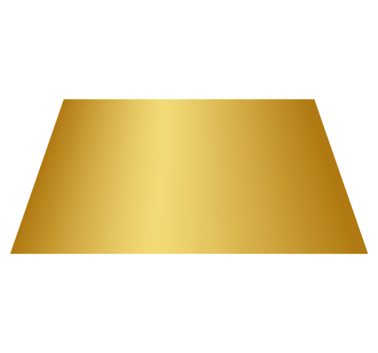 Individuais de mesa modernos superfície em gradiente dourado - TenStickers