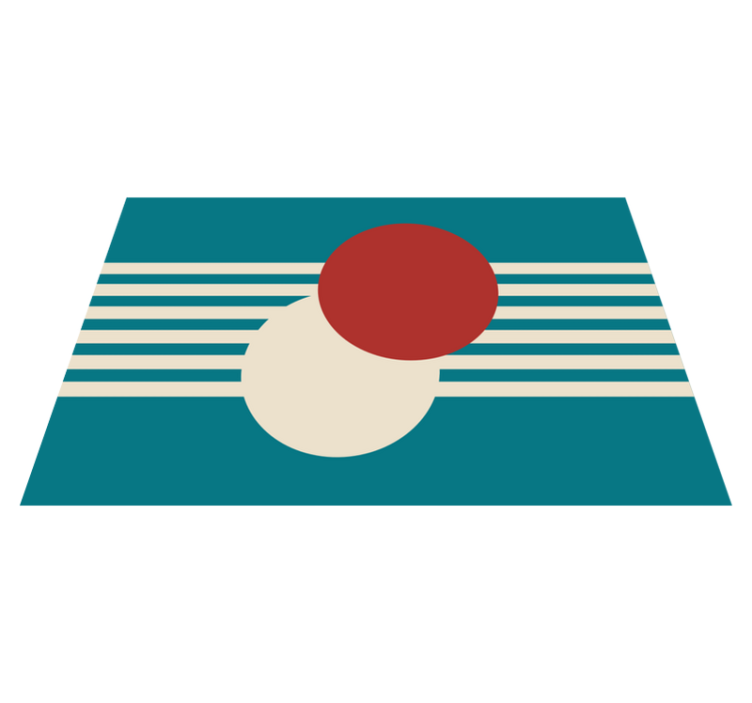 Individuais de mesa modernos formas coloridas abstratas - TenStickers