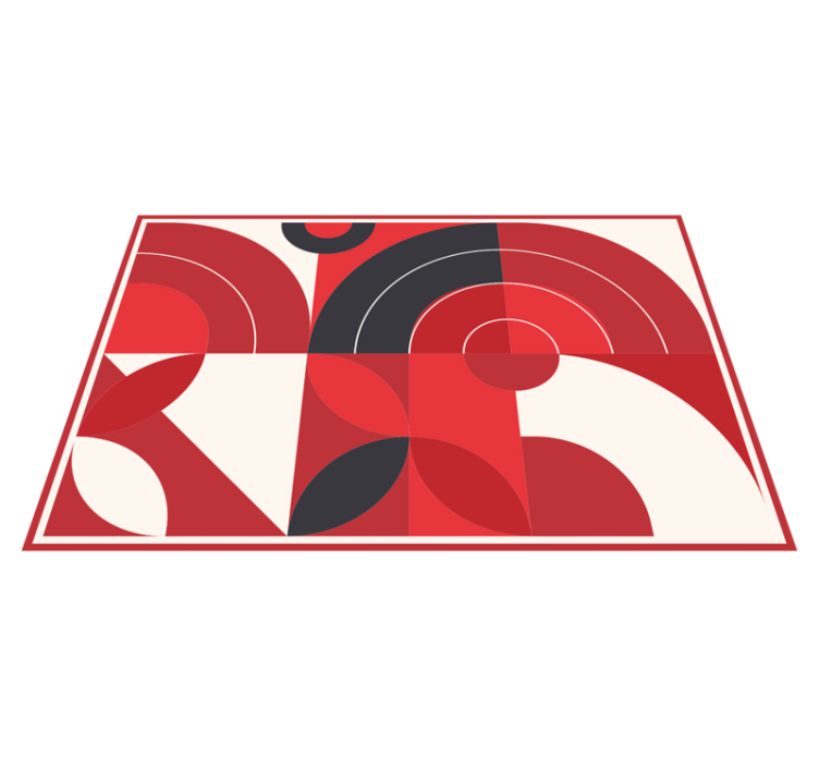 Individuais de mesa modernos formas geométricas vibrantes - TenStickers