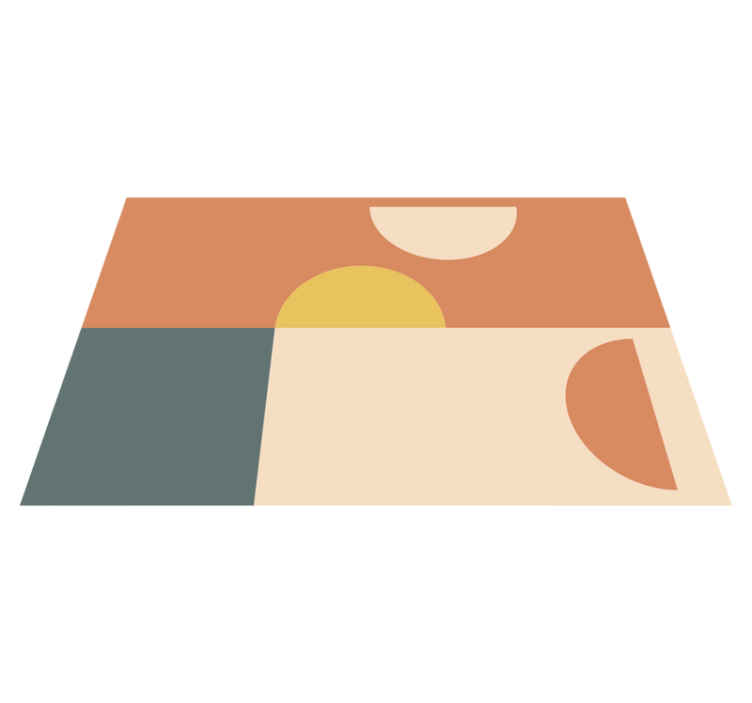 Individuais de mesa modernos formas geométricas coloridas - TenStickers