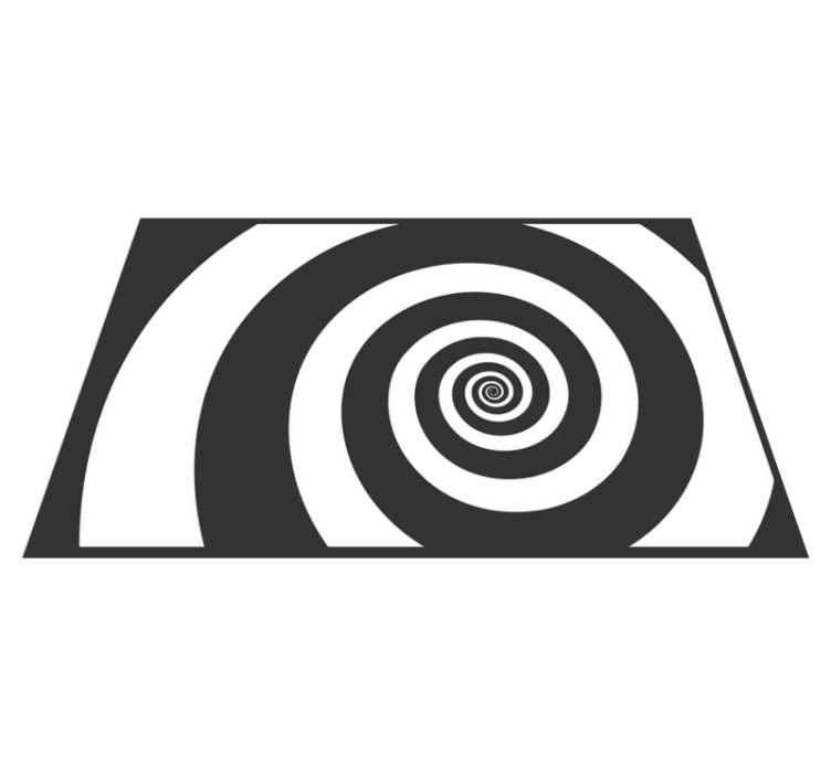 Individuais de mesa de texturas efeito óptico espiral - TenStickers