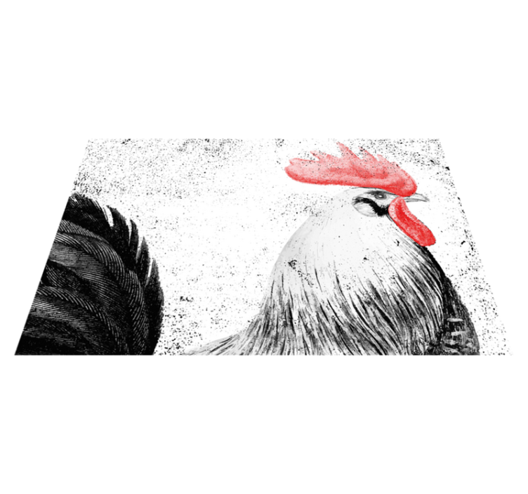 Individuais de mesa originais ilustração de galo - TenStickers