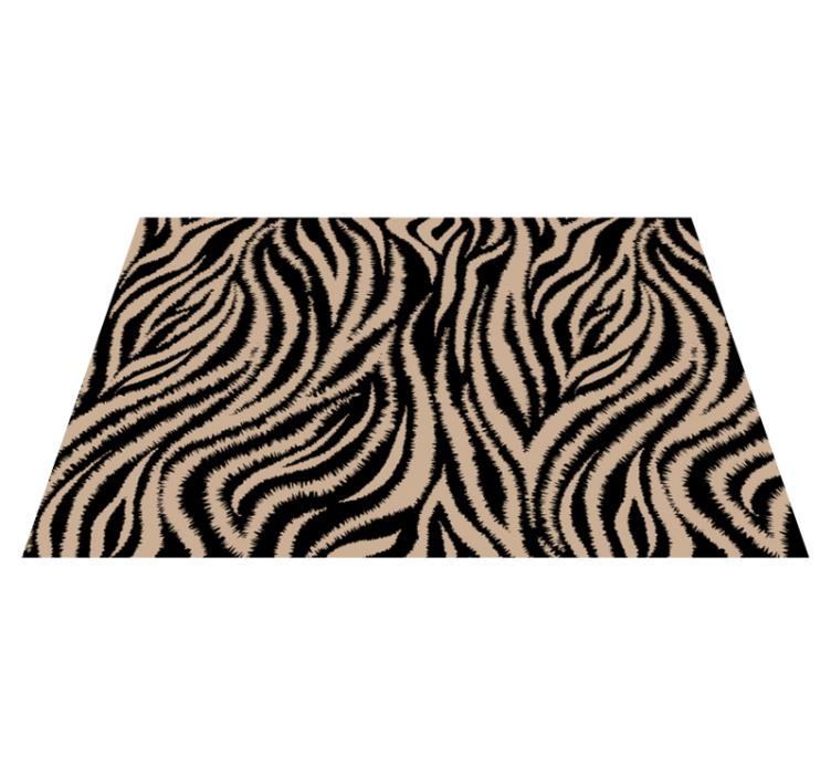 Individuais de mesa de texturas superfície de zebra - TenStickers