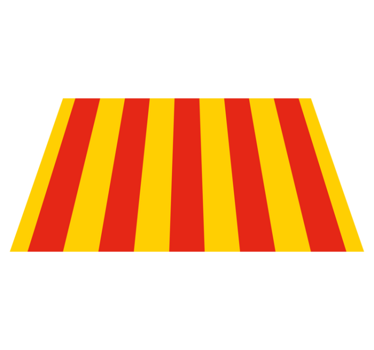 Individuais de mesa originais com padrão listrado ousado - TenStickers