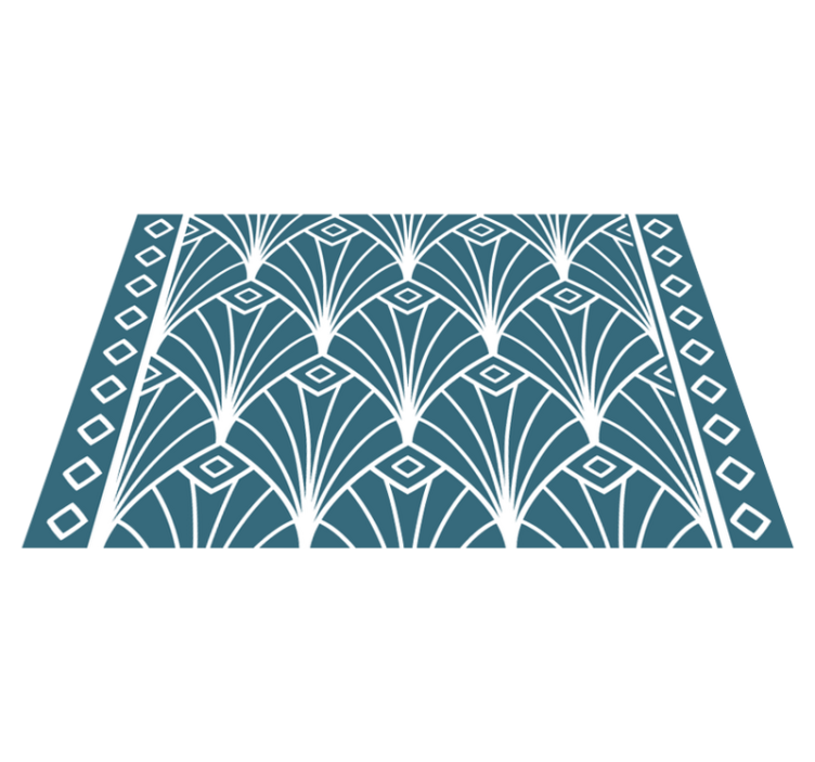 Individuais de mesa modernos com padrão floral estiloso - TenStickers