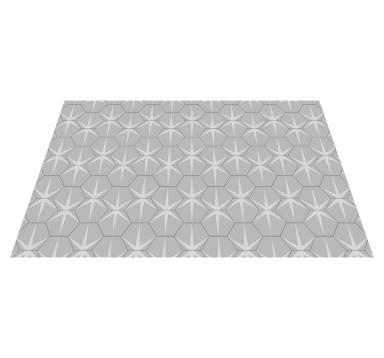 Individuais de mesa de texturas padrão estrela hexagonal - TenStickers