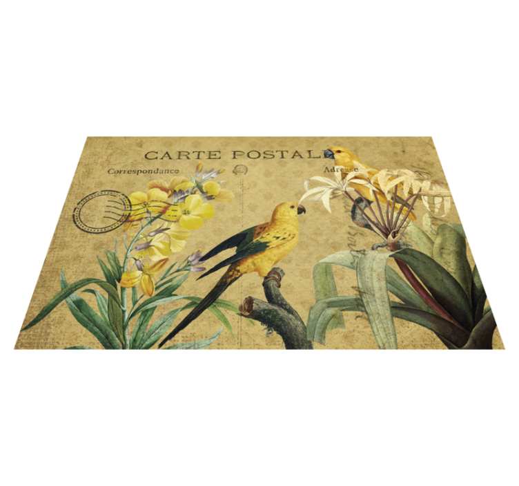 individuais de mesa de vinil "cottagecore" - TenStickers