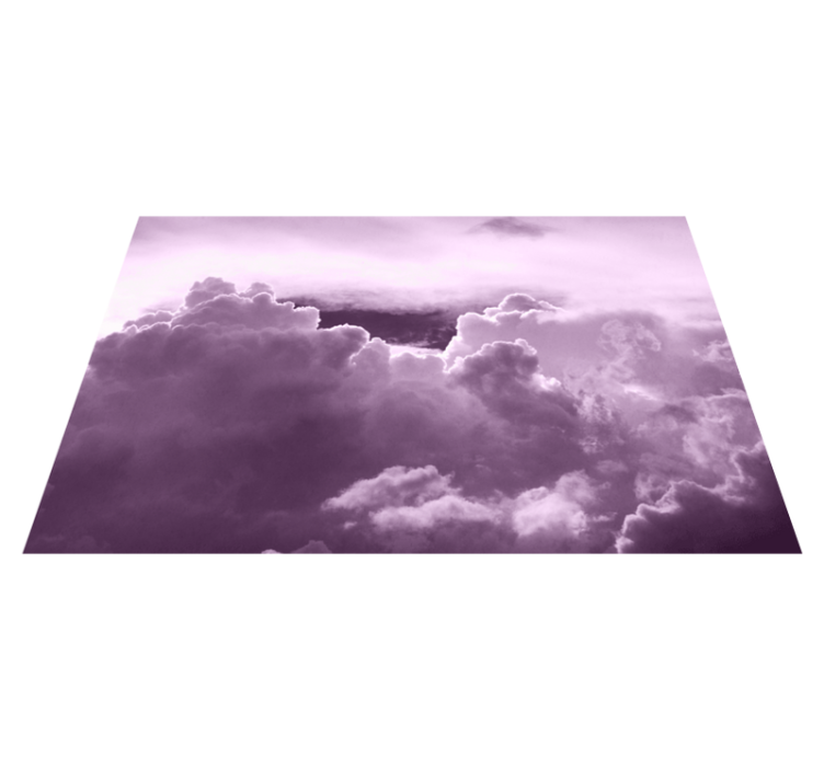 Individuais de mesa de texturas nuvens em roxo - TenStickers