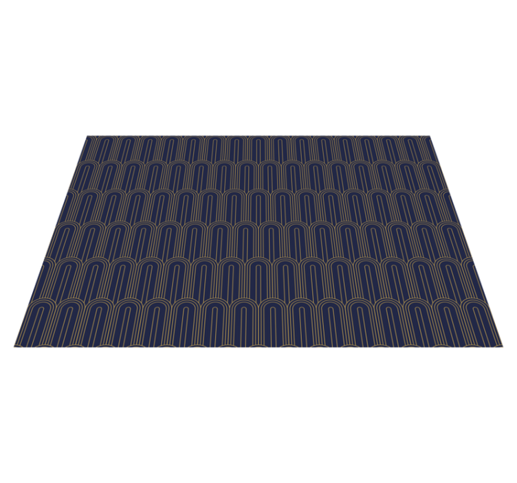 Individuais de mesa modernos com linhas elegantes arqueadas - TenStickers