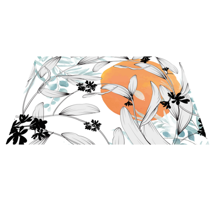 Individuais de mesa modernos com toque floral - TenStickers