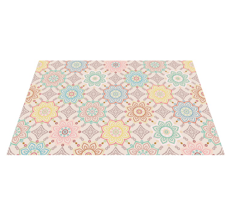 Individuais de mesa originais estampa botânica vibrante - TenStickers