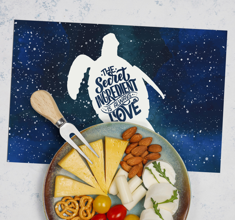 Individuais de mesa Tartaruga na galáxia - TenStickers