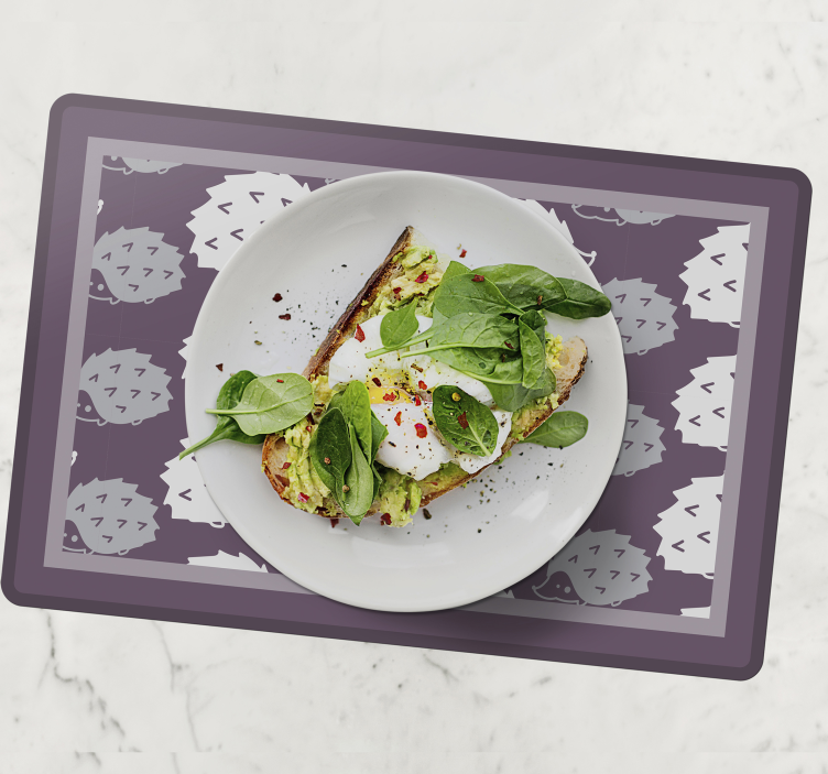 Individuais de mesa Porco-espinho simples - TenStickers