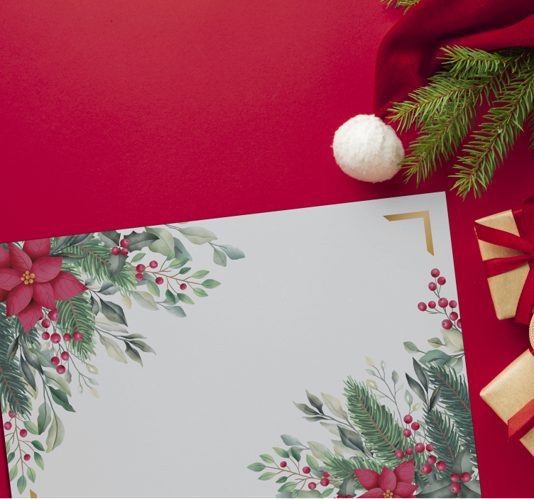 Individuais de mesa de Natal Enfeites de natal - TenStickers