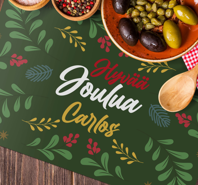 Individuais de mesa de Natal personalizado - TenStickers