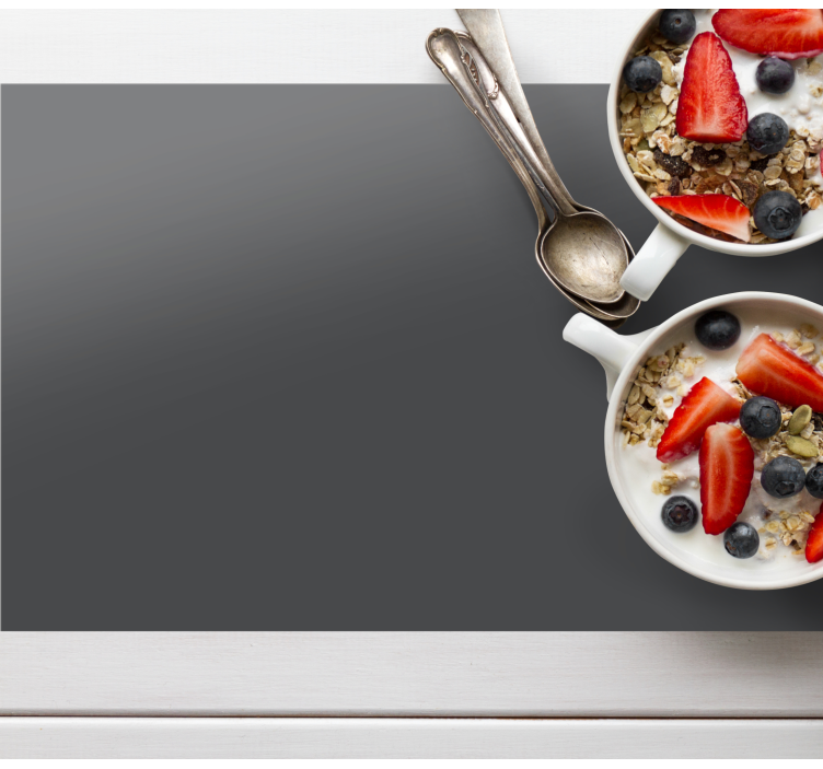 Individuais de mesa de outras cores Cinza escuro - TenStickers