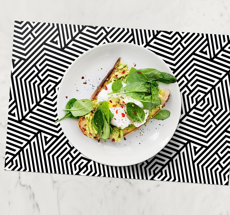 Individuais de mesa para restaurantes Para restaurante elegante e - TenStickers