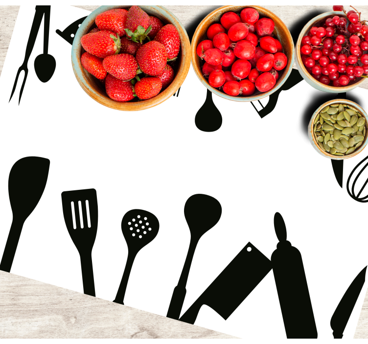 Individuais de mesa retangulares Acessórios de cozinha - TenStickers