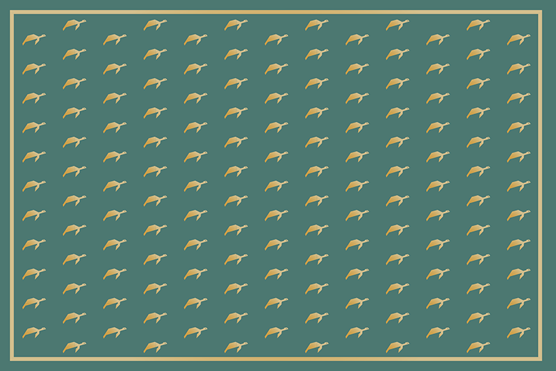 Individuais de mesa com nome e superfície elegante estampada - TenStickers