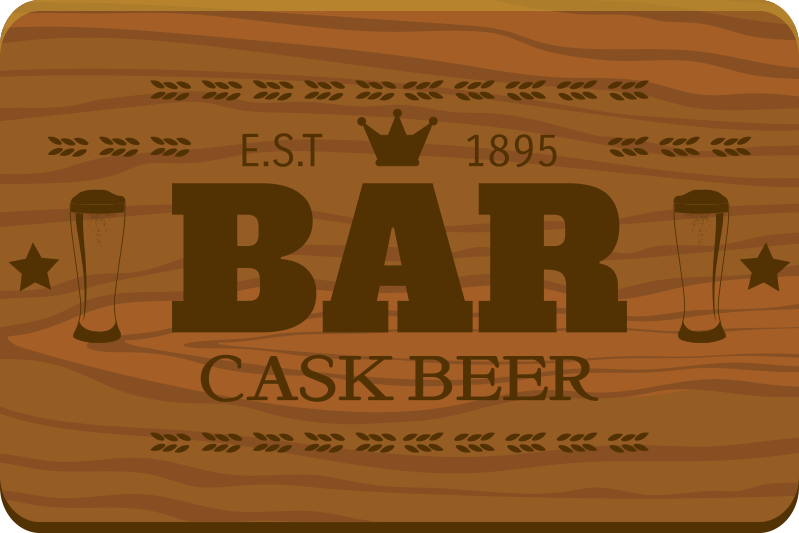 individuais de mesa imitação de madeira - TenStickers