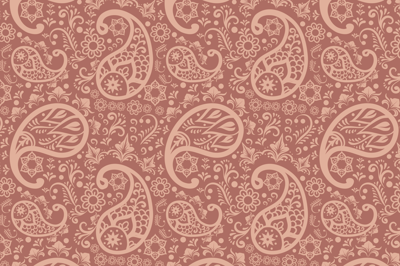 Individuais de mesa de paisley Paisley pattern - TenStickers