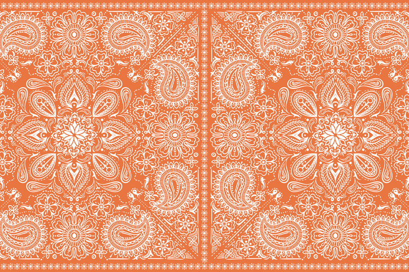 Individuais de mesa de paisley Paisley tile - TenStickers