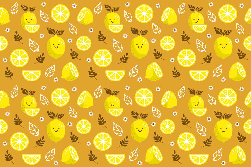 Individuais de mesa modernos com superfície de frutas - TenStickers