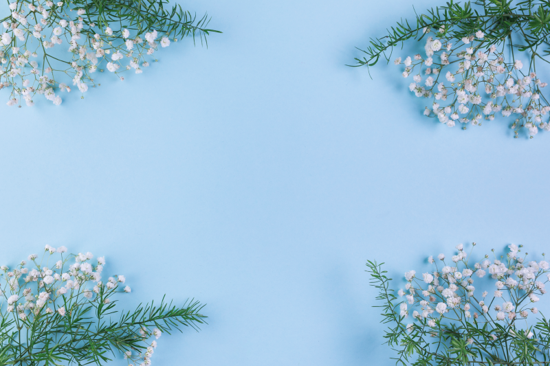 Individuais de mesa originais acento floral para mesa - TenStickers