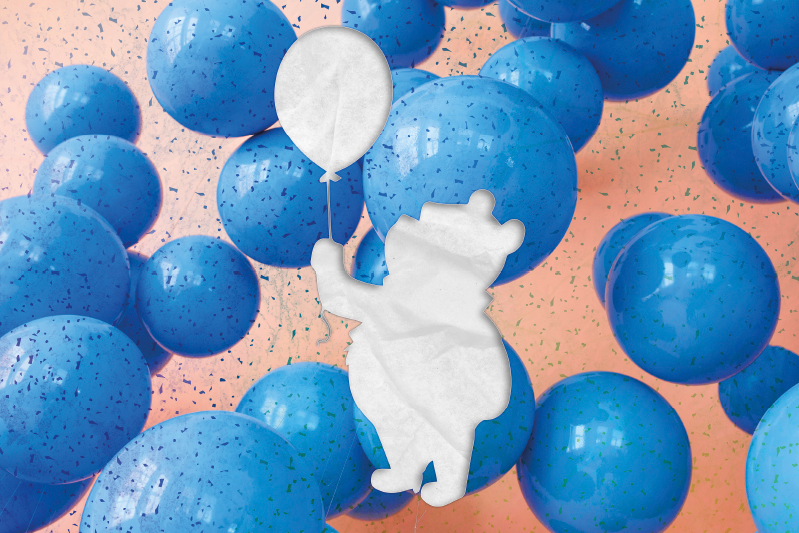 Individual de mesa infantil do Winnie the pooh - TenStickers