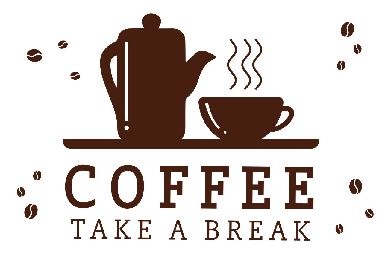 Individuais de mesa para restaurantes Conceito de café em fundo b - TenStickers