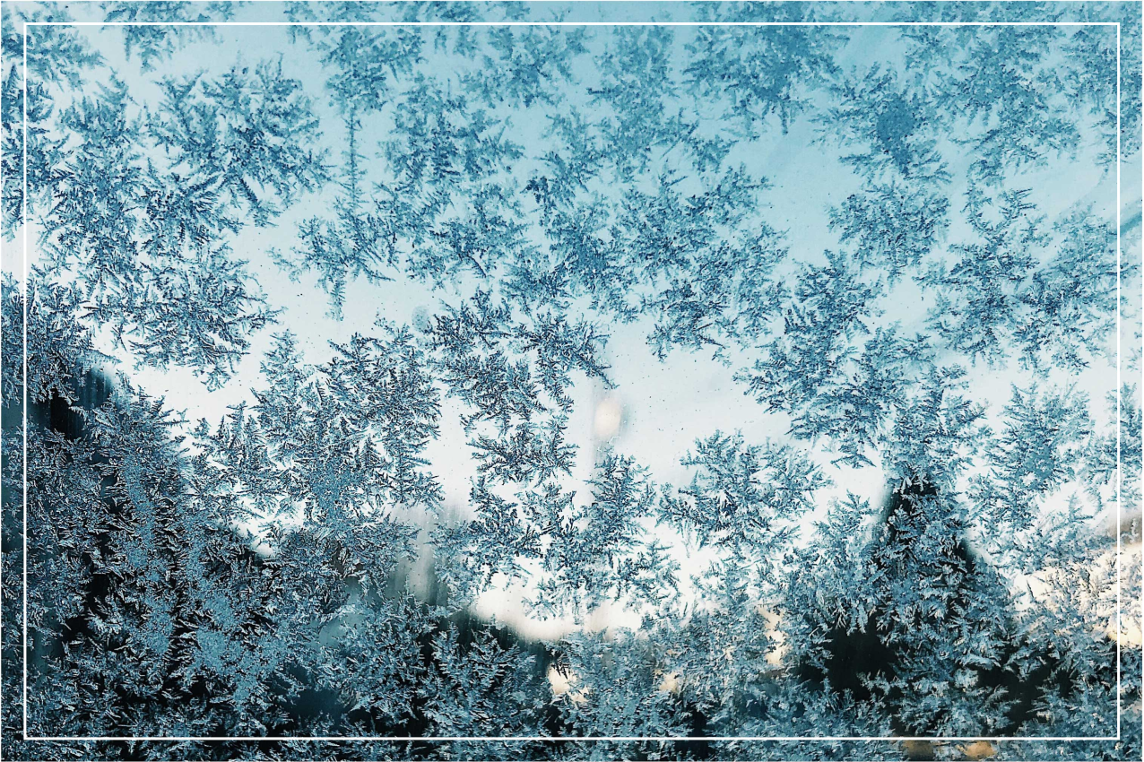 Individuais de mesa de texturas padrão gelo fosco - TenStickers