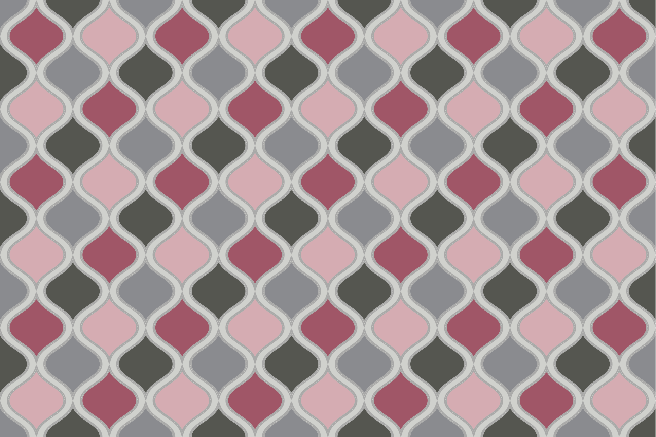 Individuais de mesa de texturas com padrões coloridos - TenStickers