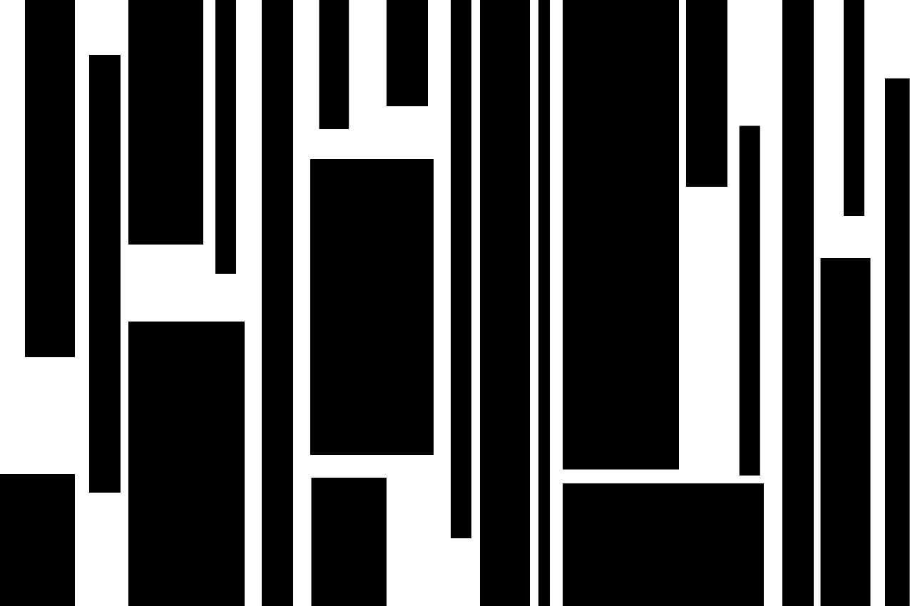 Individuais de mesa modernos com layout geométrico - TenStickers