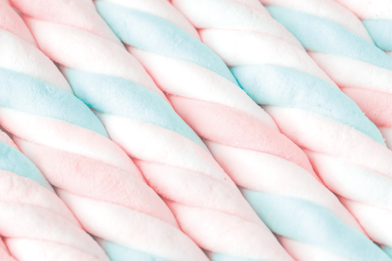 Individuais de mesa originais algodão doce torcido - TenStickers