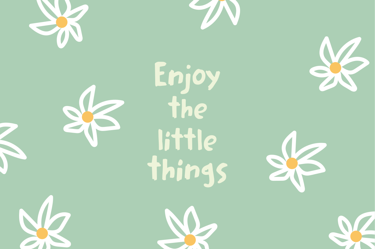 Individuais de mesa modernos Desenho de flores inspirador - TenStickers