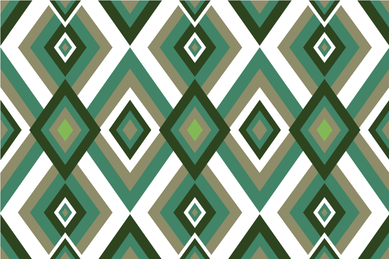 Individuais de mesa modernos com arranjo geométrico - TenStickers